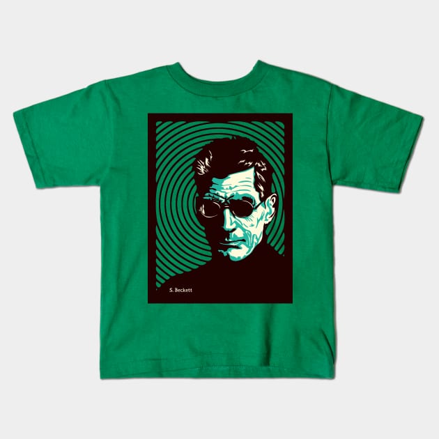 Samuel Beckett Kids T-Shirt by NEOPREN